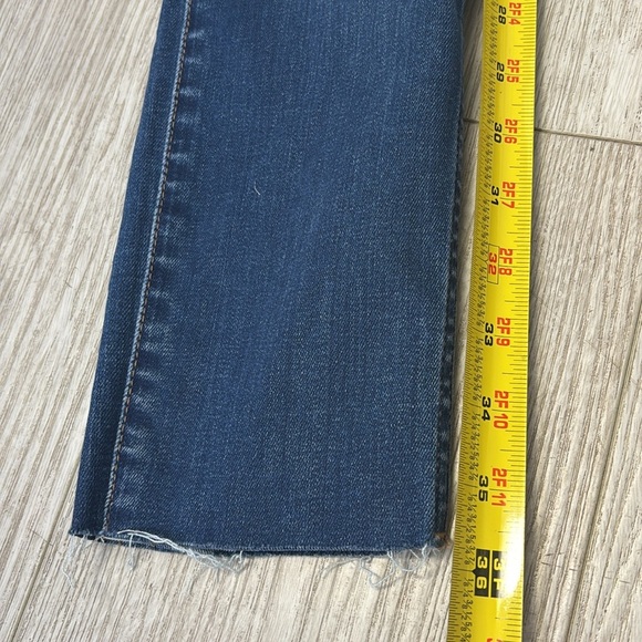 NWT Madewell 10” High Rise Skinny Crop Blue Jeans size 27 Button Fly - Picture 15 of 15